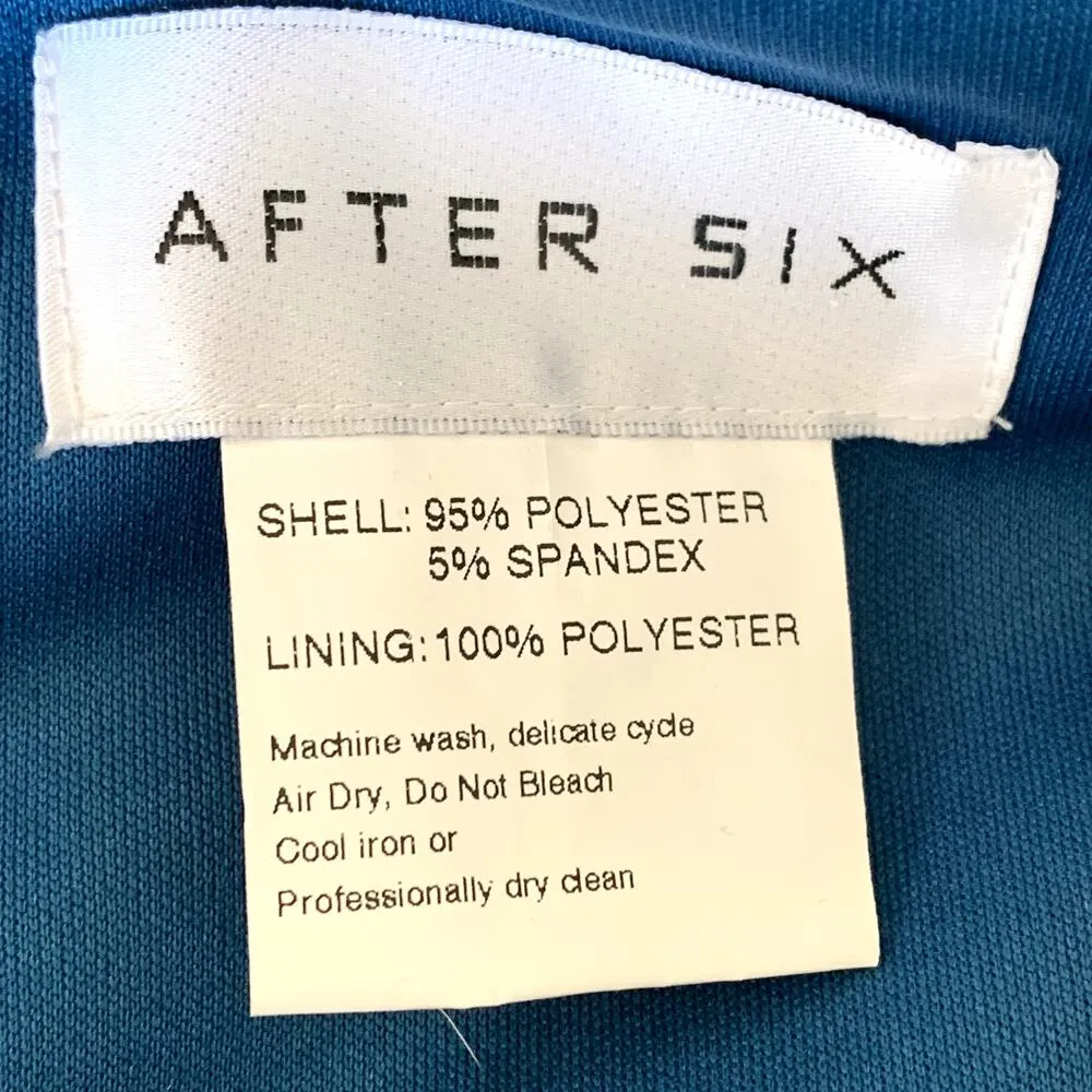 NWT After Six Velvet Flutter Sleeve Dress in Dutch Blue - Image 7