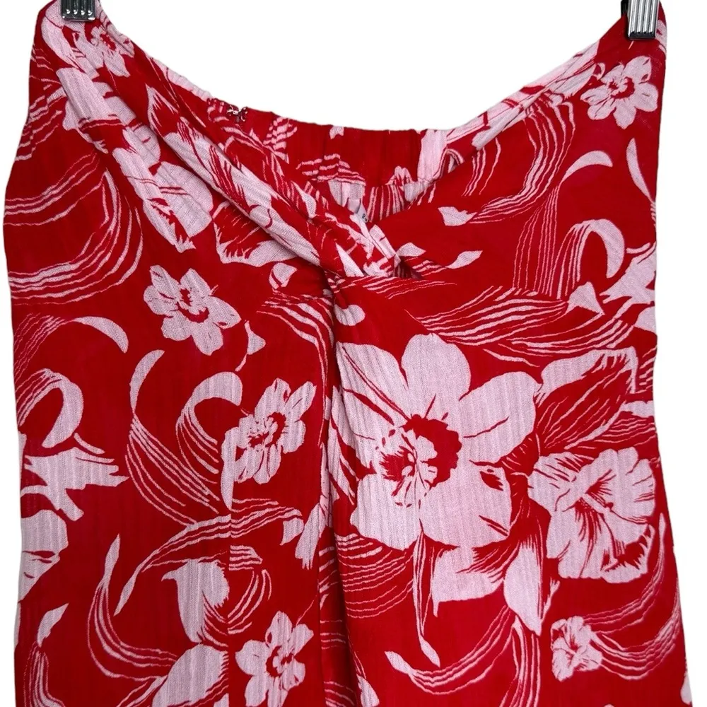 FAITHFULL THE LABEL - LULU MAXI SKIRT CAMARA FLORAL PRINT - RED Size 4 - Image 3