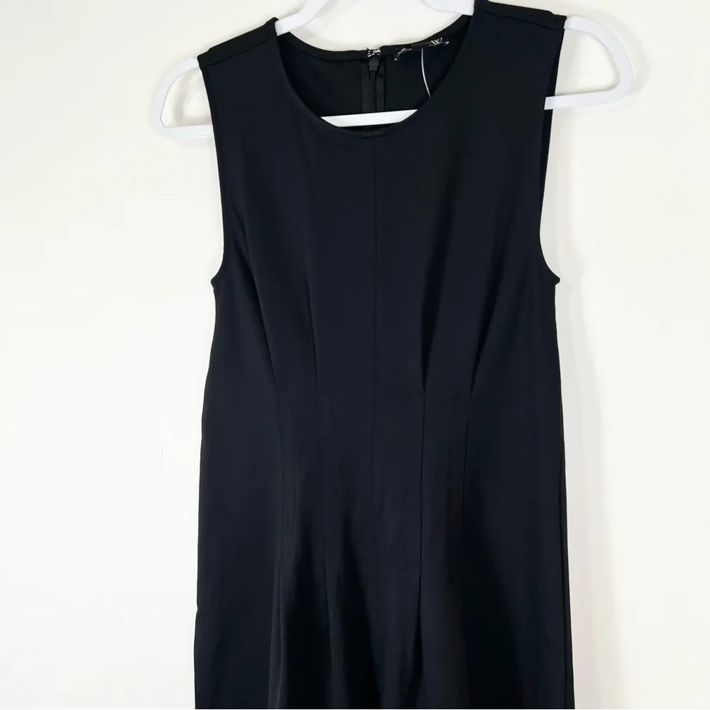 J. Crew Nadia Dress in Ponte Black Seamed Darted Size Small NWT - Image 10