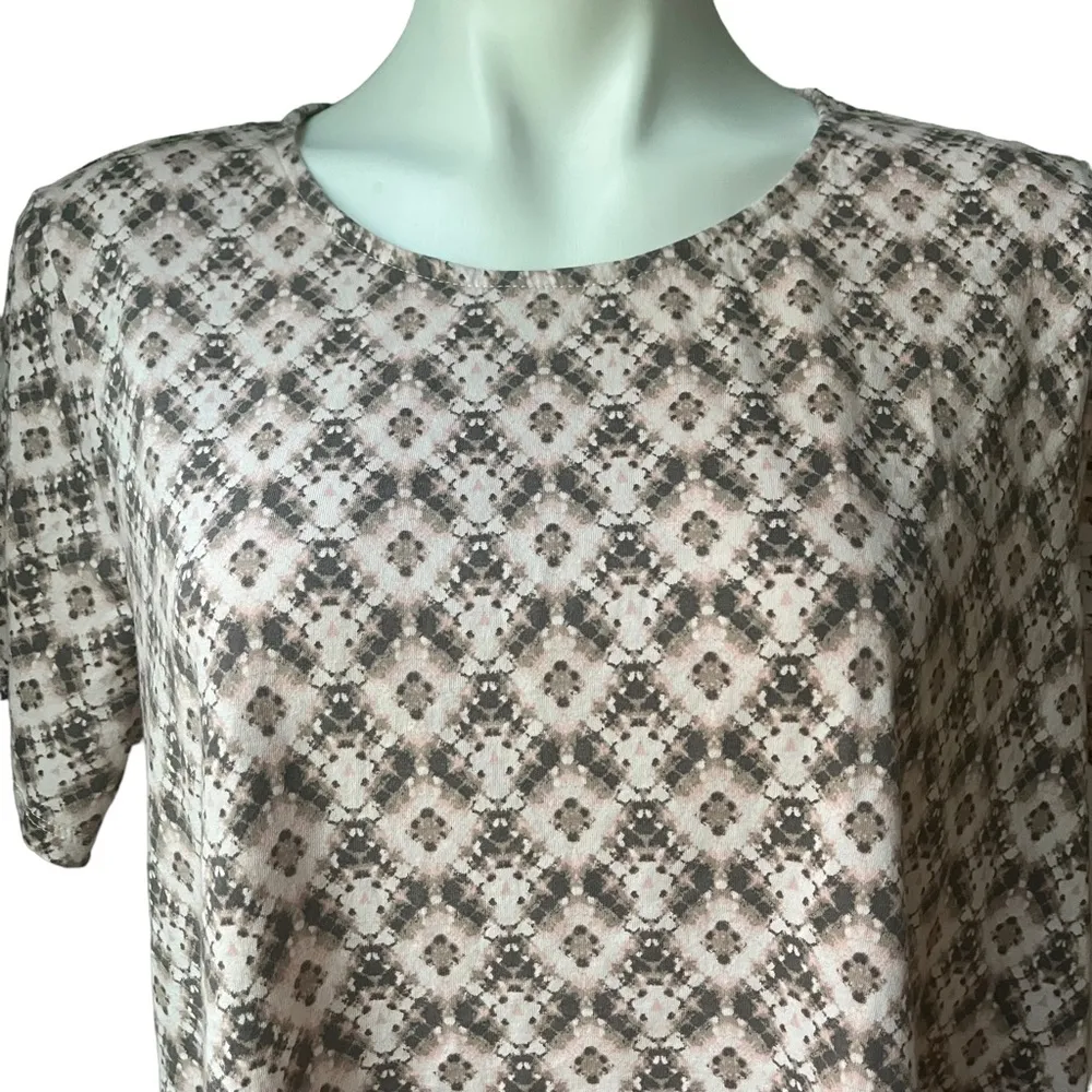 J. Jill Pure Jill NWT Scoop-Neck Cotton Elliptical Tee, Sz 1X - Image 7