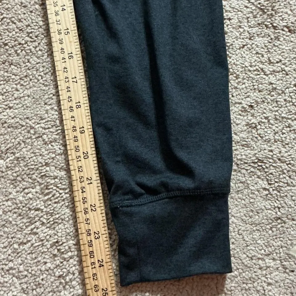 Lole Dark Grey Heathered Jogger Pants Drawstring Waist Pockets Athleisure Size S - Image 8