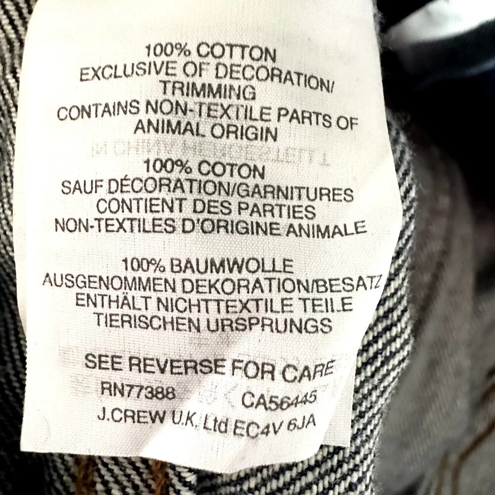 Madewell The Perfect Summer Jeans Distressed Raw Hem Denim 100% Cotton Blue 30 - Image 5