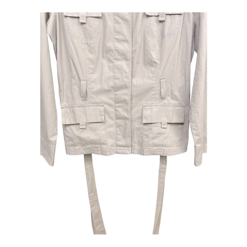 Van Heusen Lightweight Long Sleeves Women's Jacket Sz M Beige - Image 5