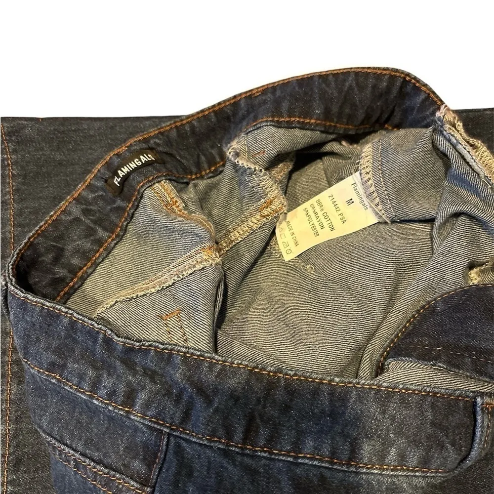 Flamingals Wide Leg Stretchy Jeans for Women - Image 4