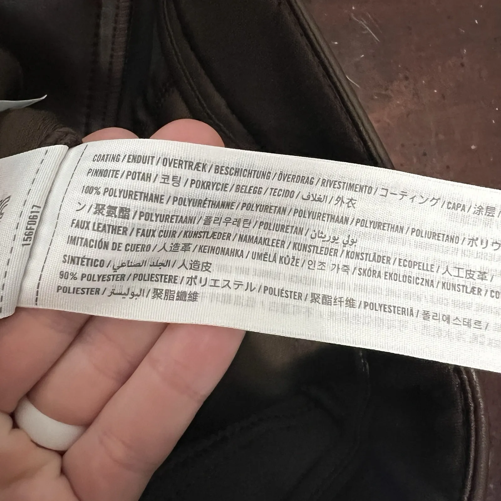 Abercrombie & Fitch Faux Leather 90s Straight High Rise Curve Love Women's 29/8 - Image 10