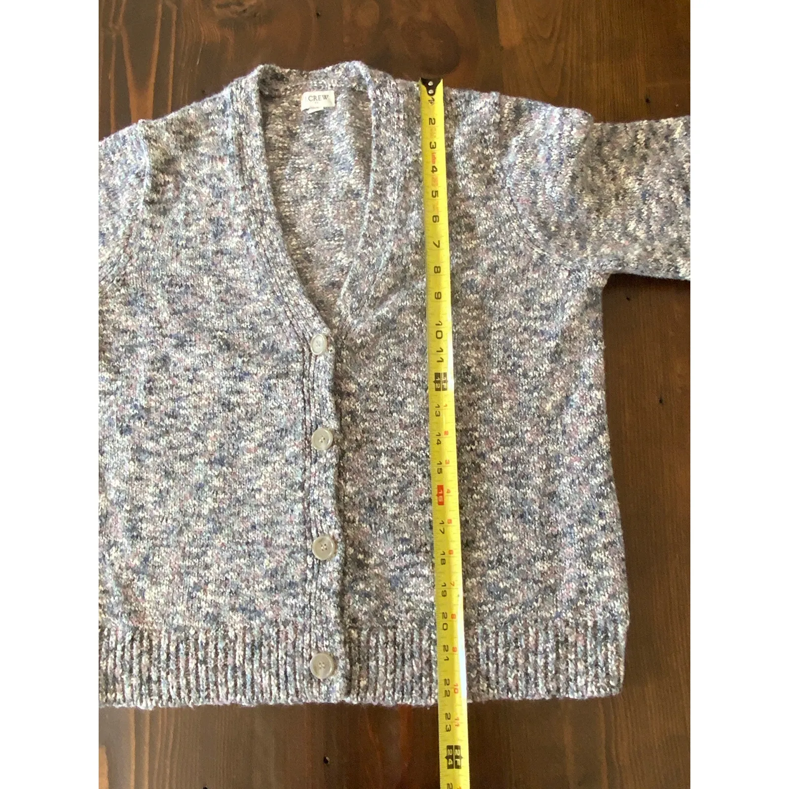 J. Crew Cotton Blend Cardigan size large - Image 5