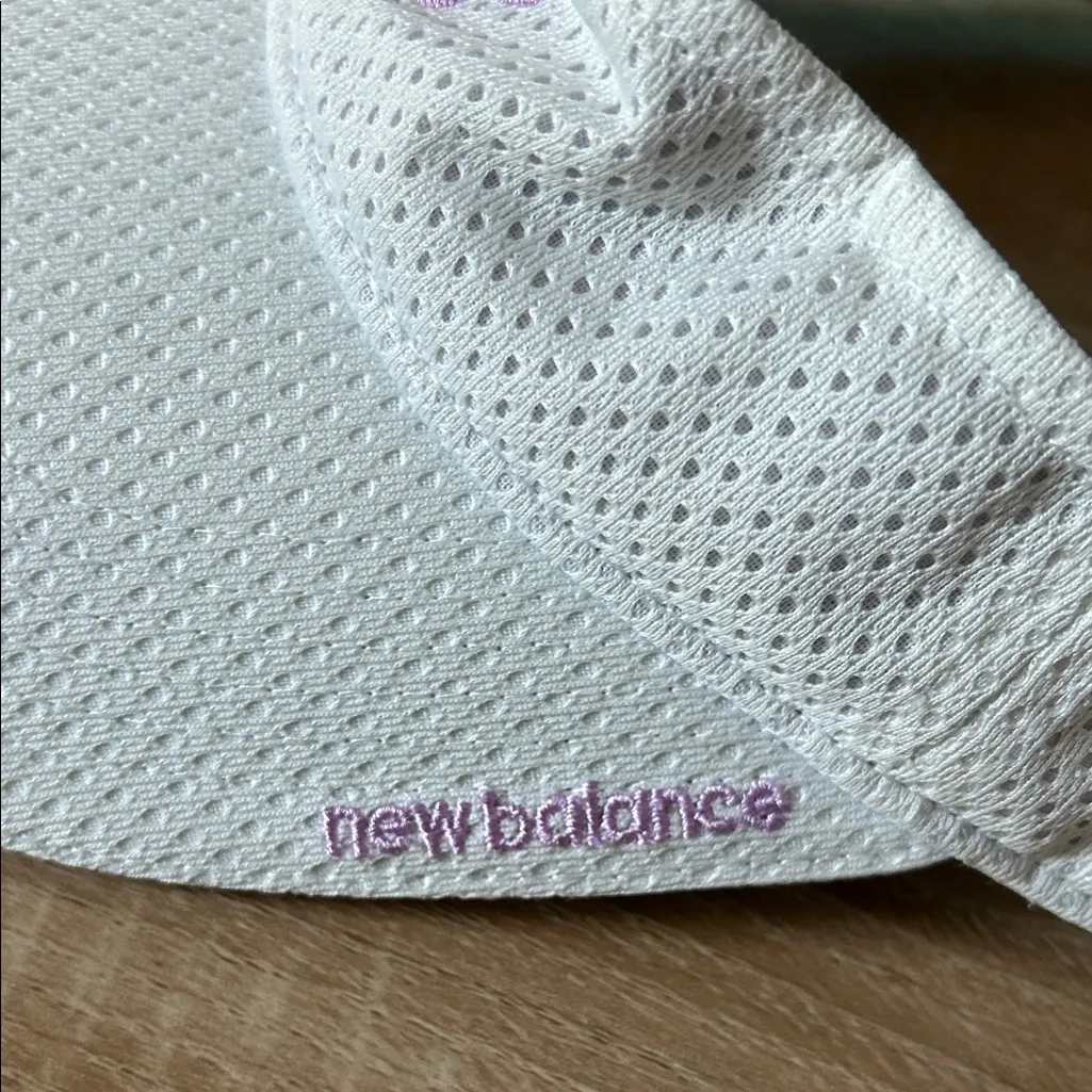 New Balance Lavender and White Women's Visor - Image 2