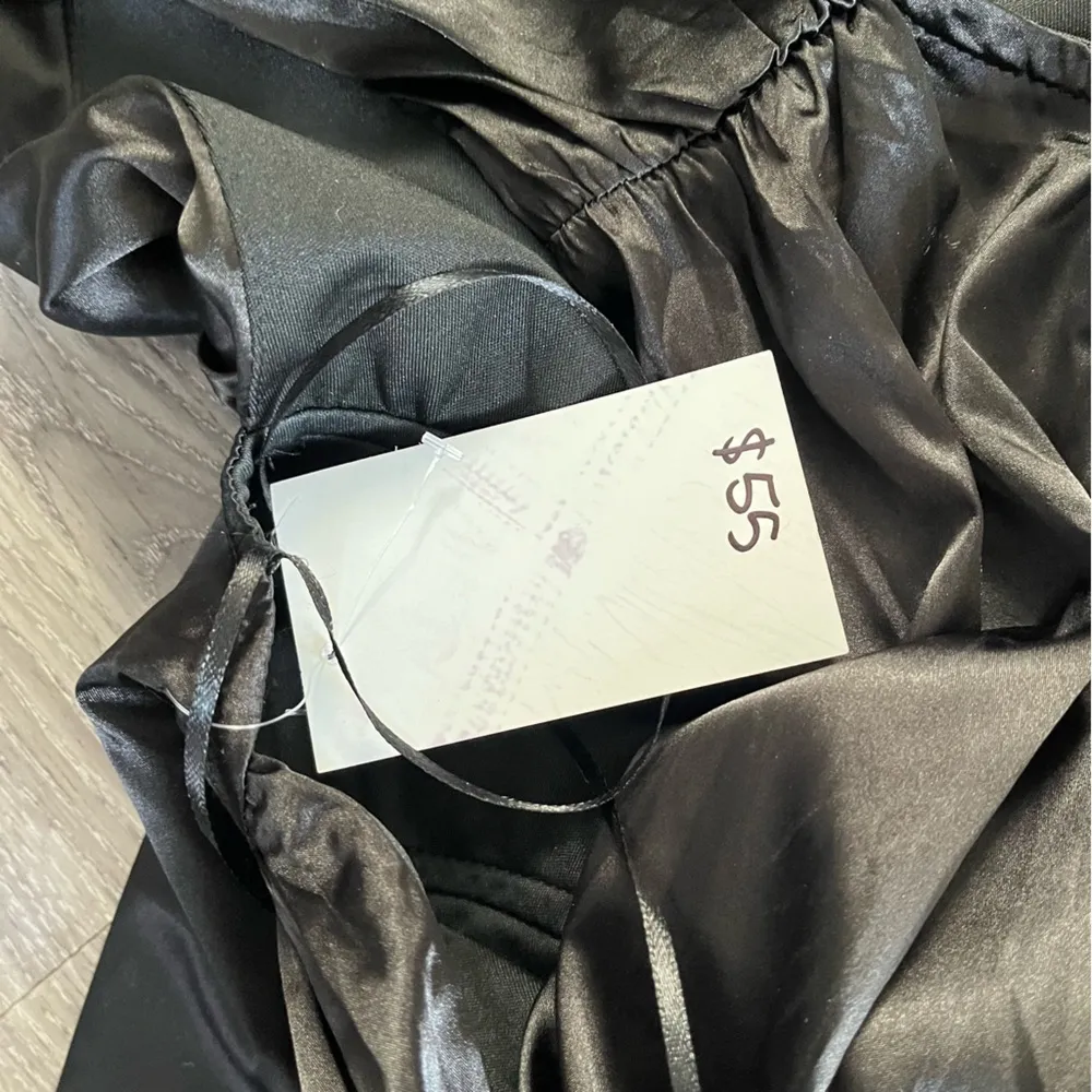 Lena Black Midi Dress Size M - Image 5