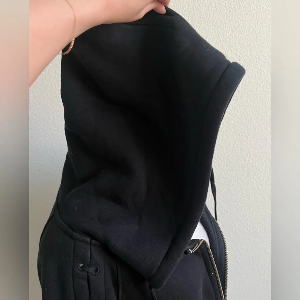 IRO 100% COTTON Black oversized Hoodie Jacket - Image 10