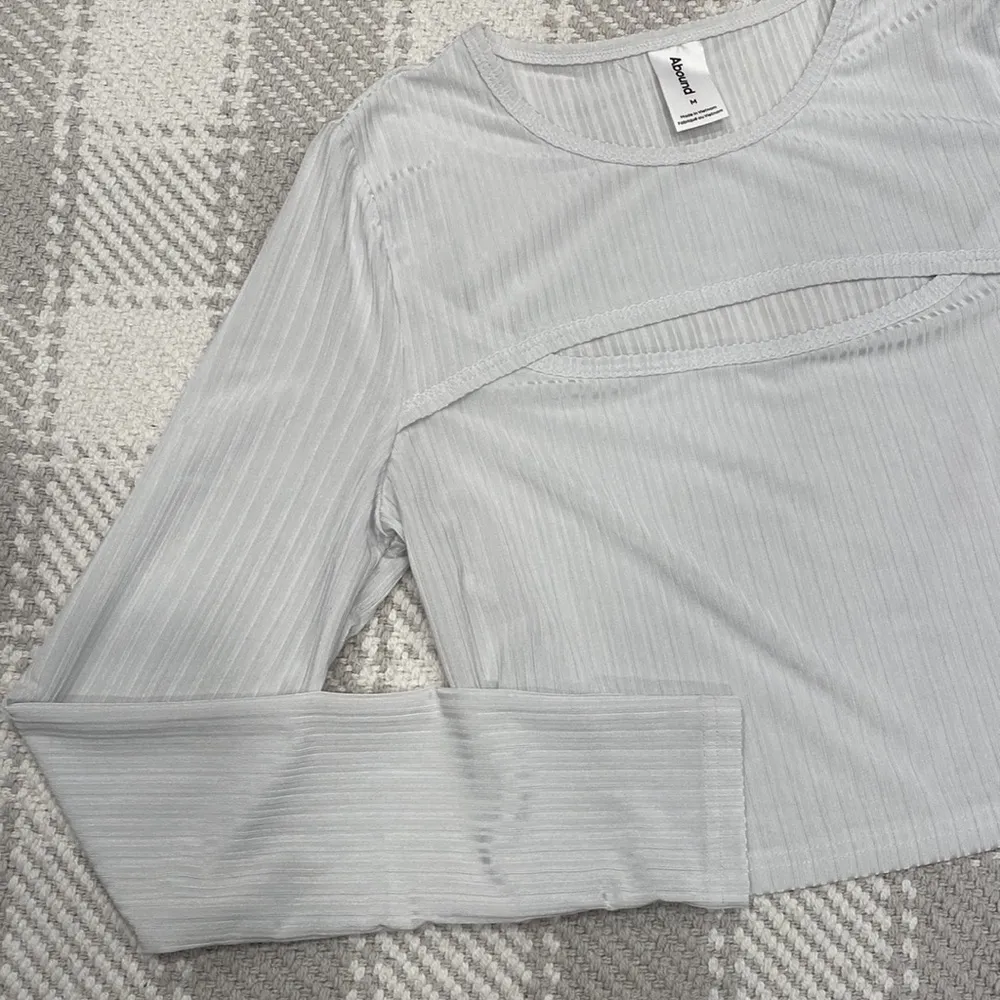 COPY - NWT Shiny Ribbed Cutout Top - Image 2