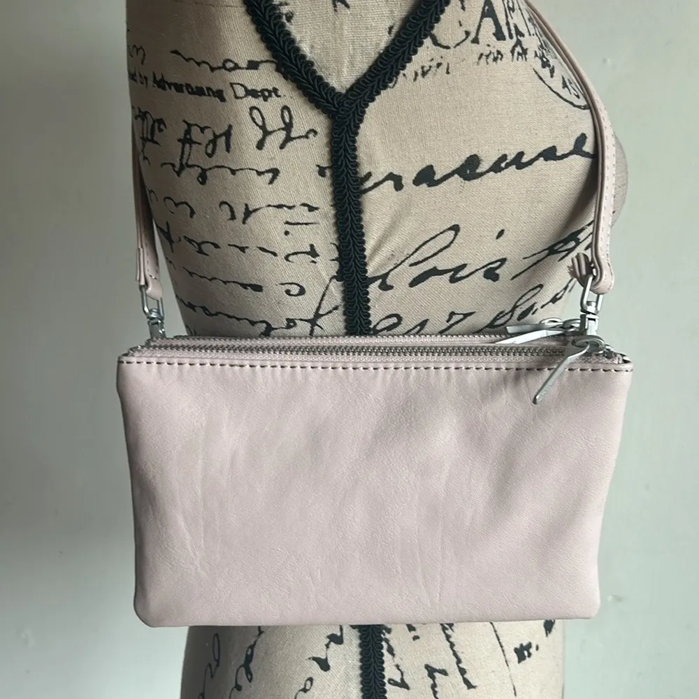 Matt & Nat Shoulder Clutch Pale Pink Bag - Image 5