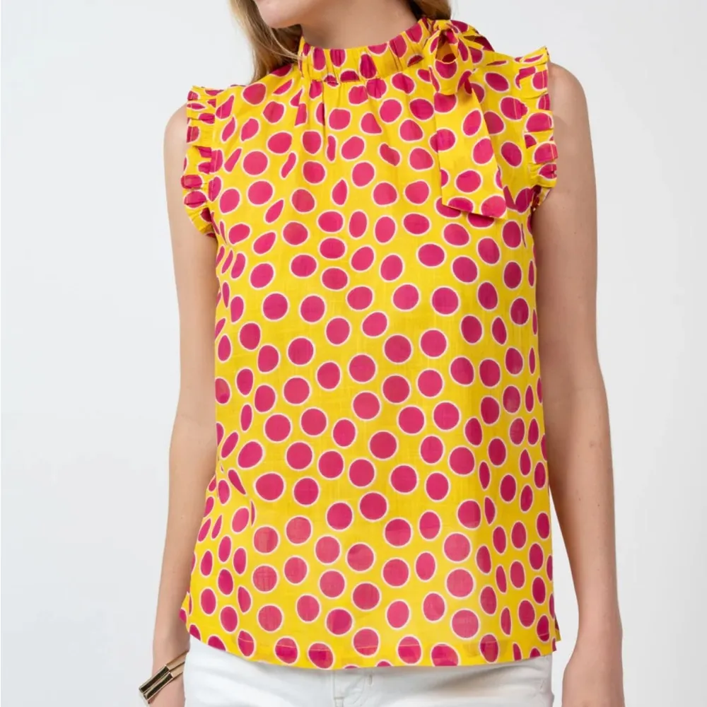 Ivy Jane Dot Ruffle Top - Size Small - Image 14