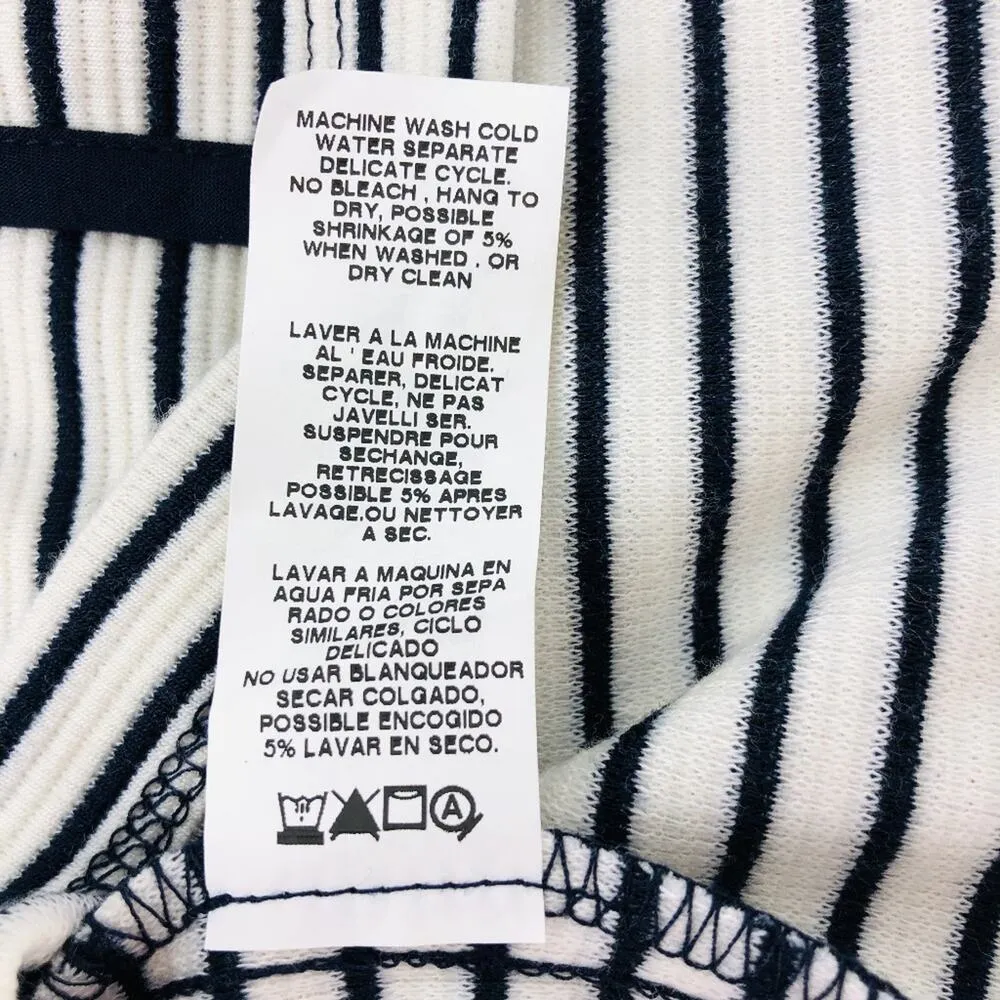 Red 23 Bodycon Dress Navy & White Stripe M Blue Size M - Image 7