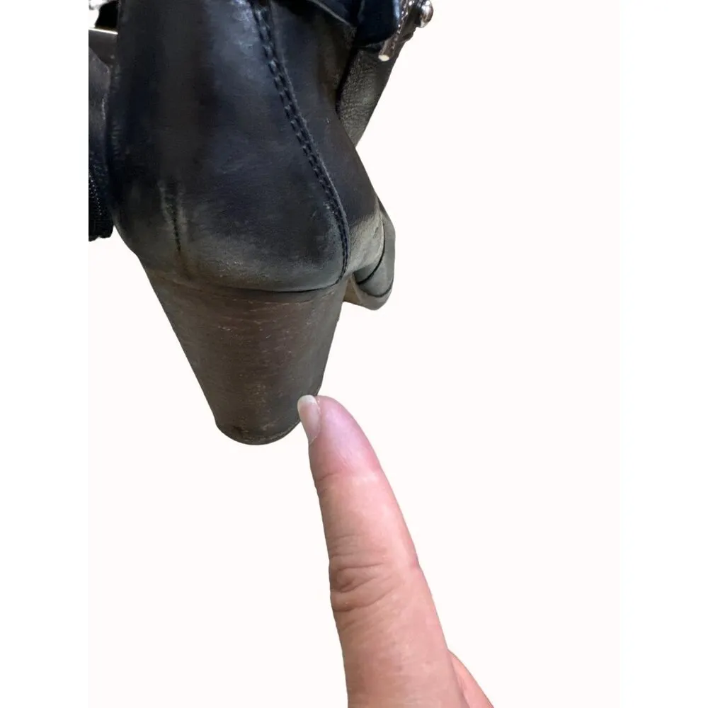 Coach New York women’s black leather heeled ankle boots shoes 9.5B SKU 5419 Size undefined - Image 11