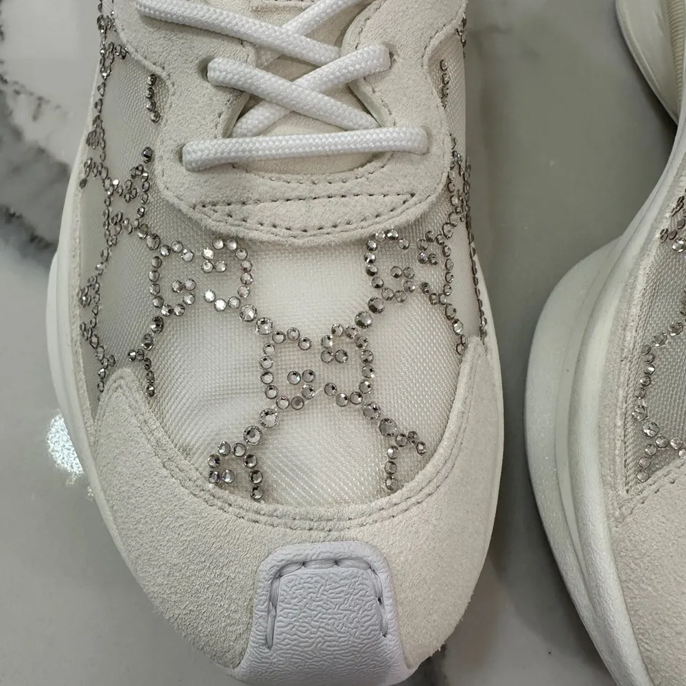 Gucci GG Crystal Run Sneakers - Image 9