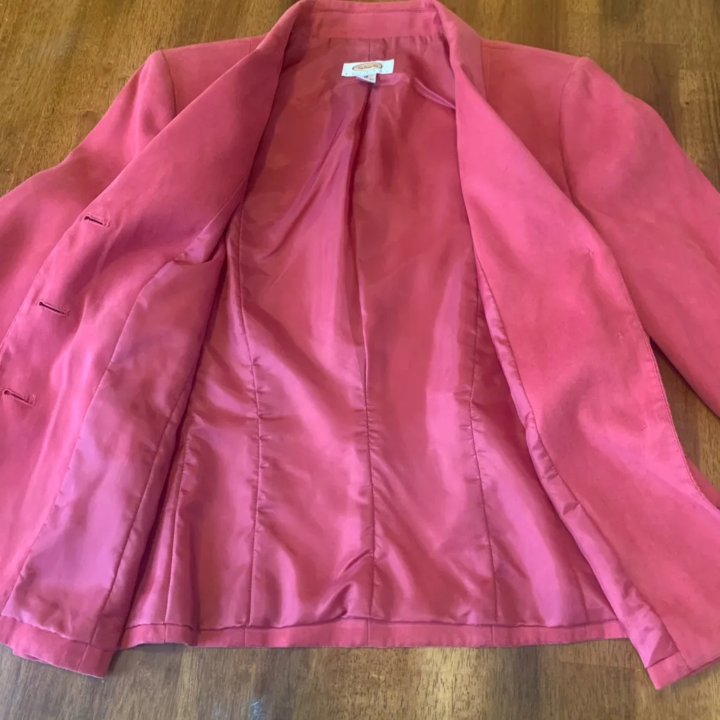 Talbots Rose Pink Blazer 12 Petite - Image 7