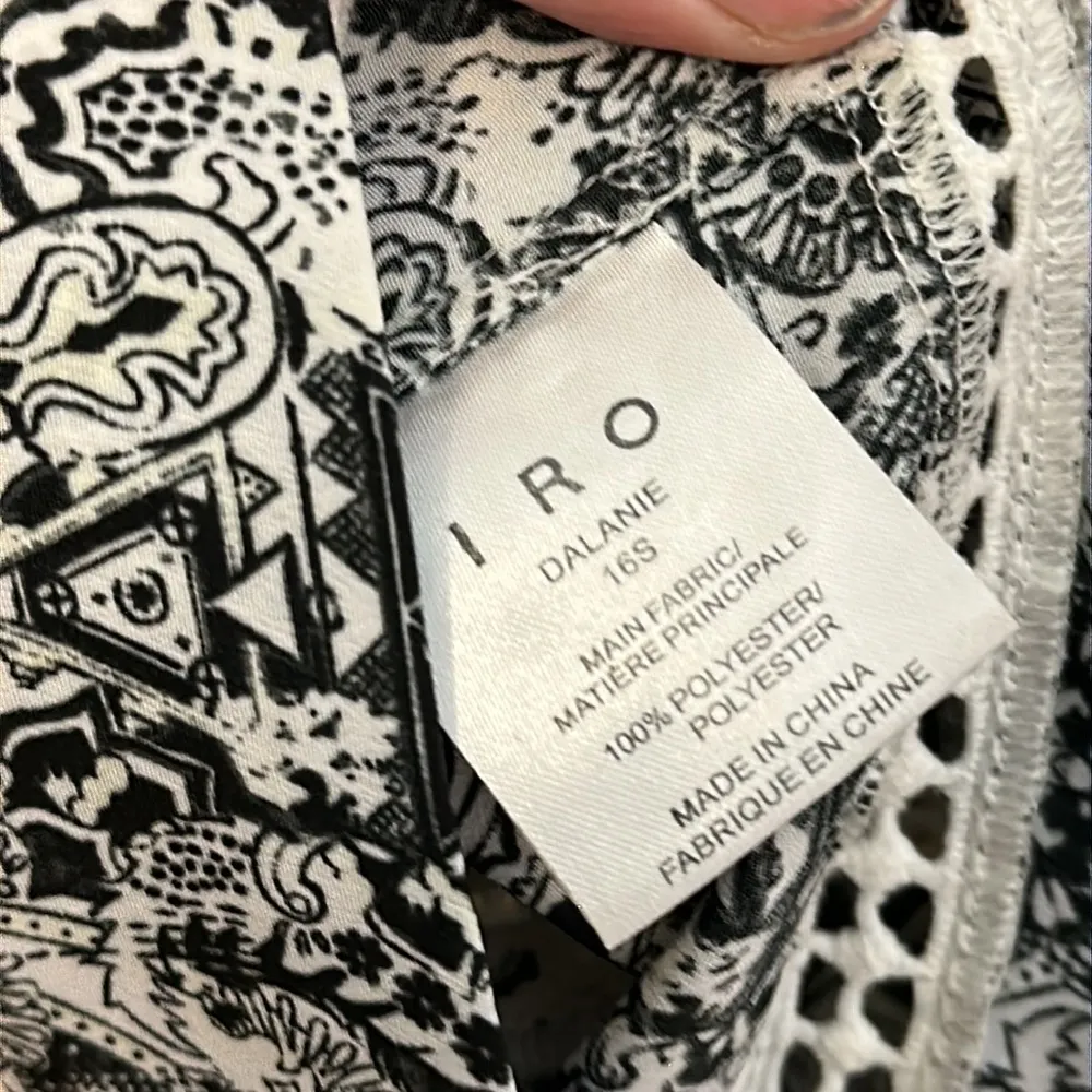 IRO  Dalanie Printed‎ Top Size 38 Size 2 - Image 8