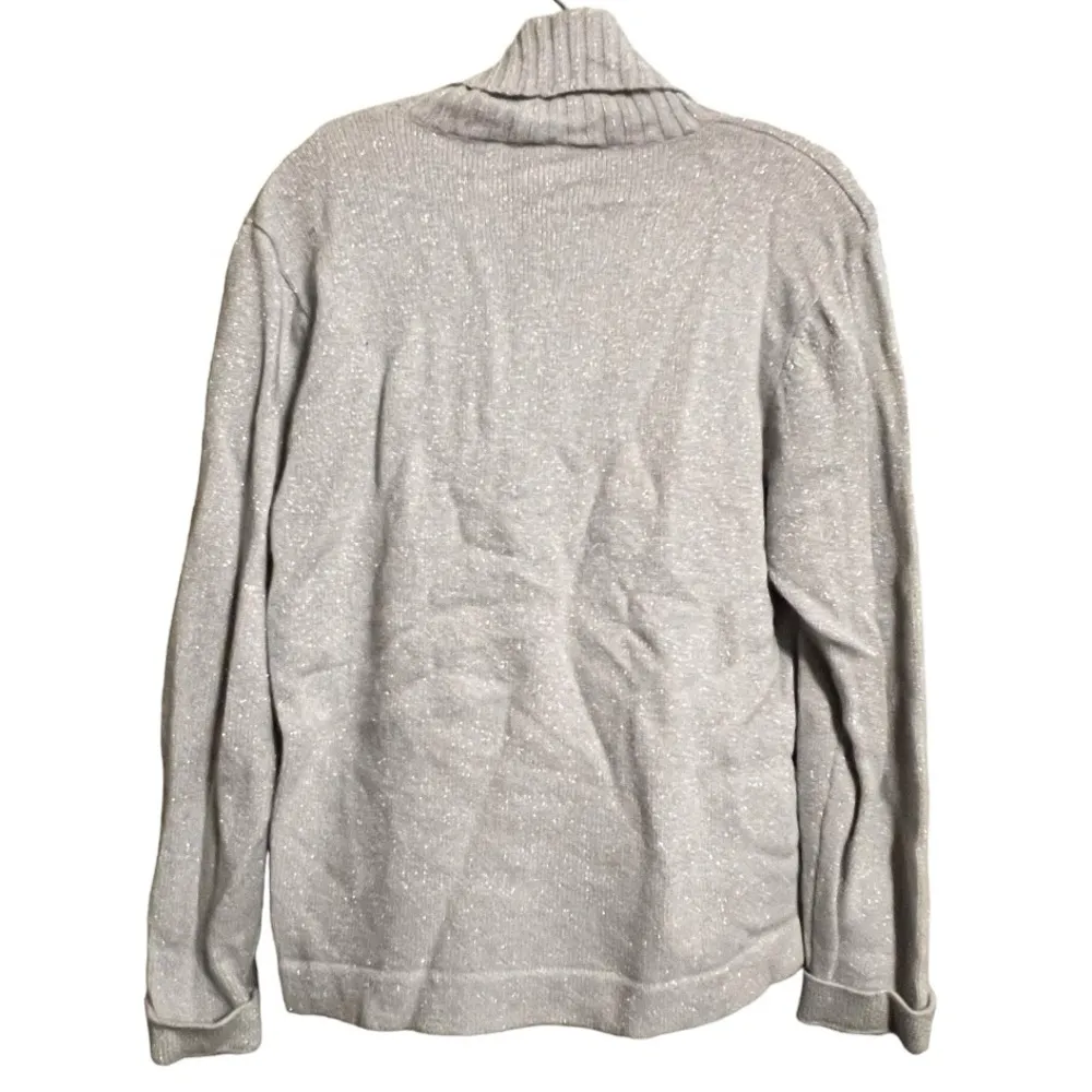 Liz‎ Claiborne LizSport Metallic Wool Blend Sweater - Image 4