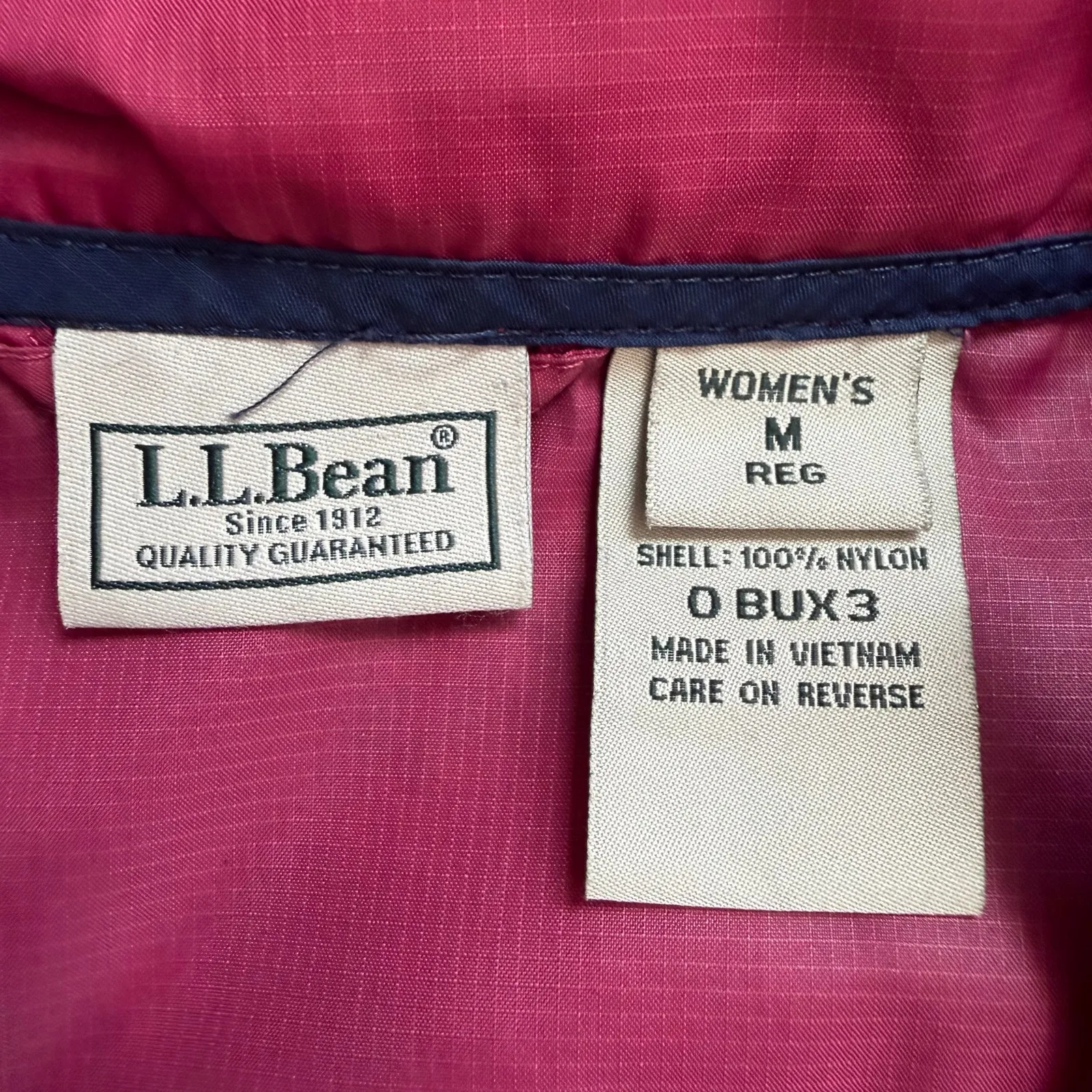 LL Bean Womens Pink Lightweight Full - Image 6