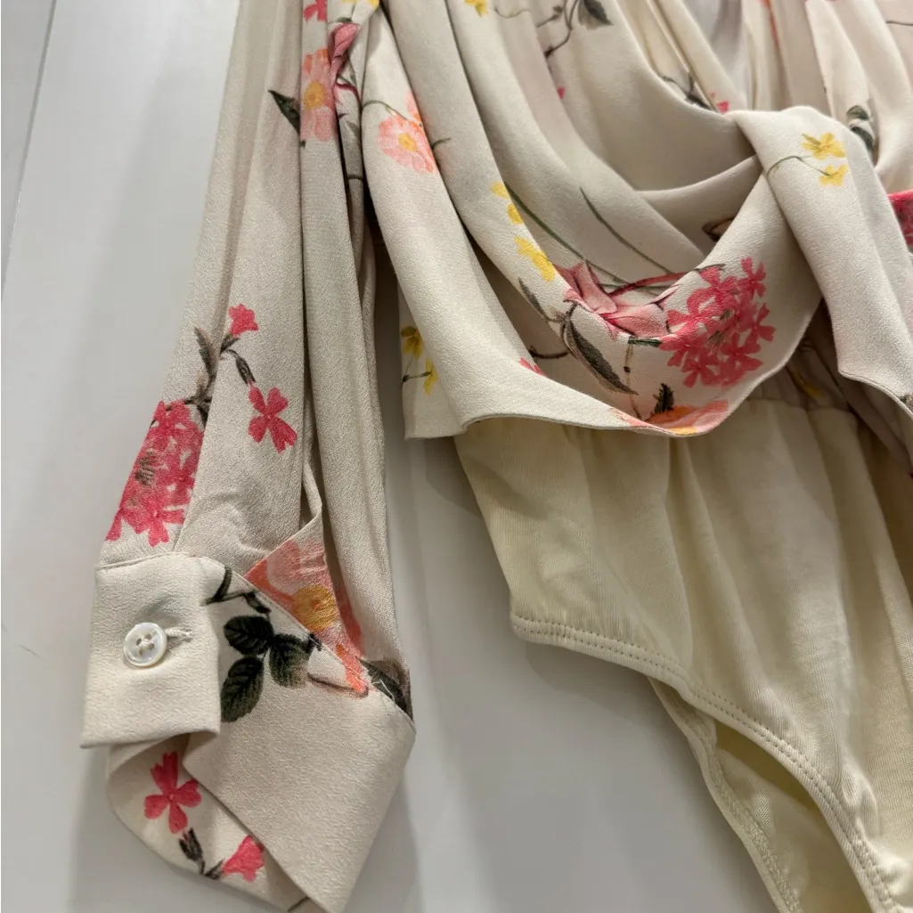 Capulet  Daria floral layered bodysuit, size Medium - EUC! - Image 10