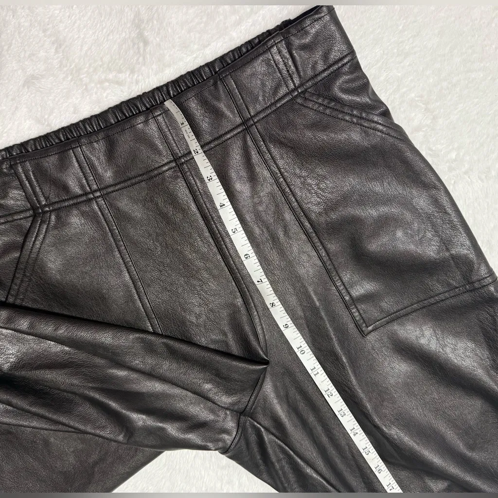SPANX leather like jogger noir black - Image 12