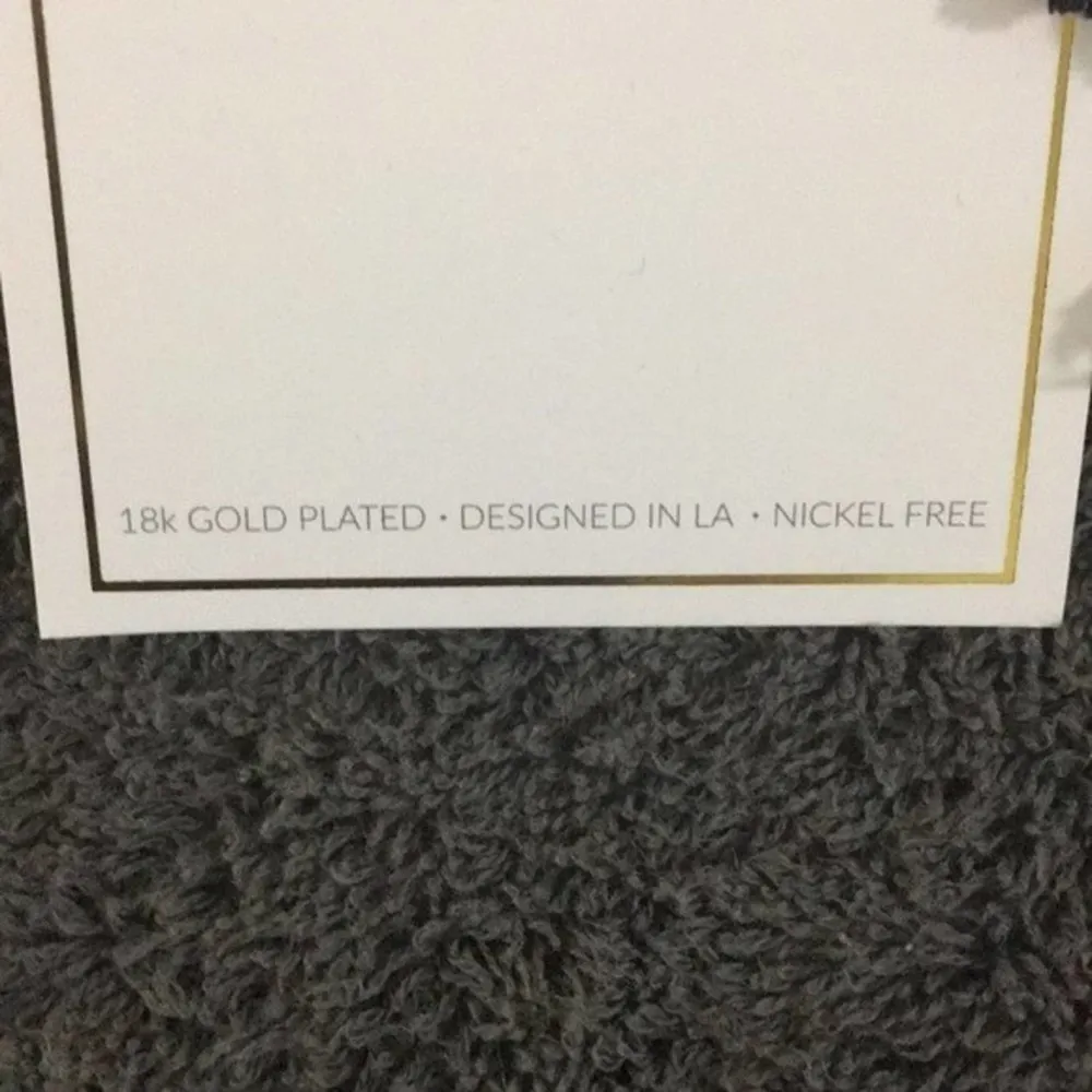 Ettika Daydreamer Black Gold Tassel Earrings Gold Nickel Free Revolve - Image 4