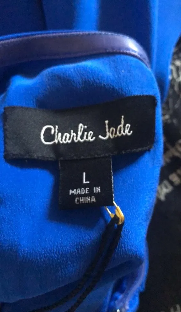 Charlie Jade Blue One Shoulder Dress - Image 3