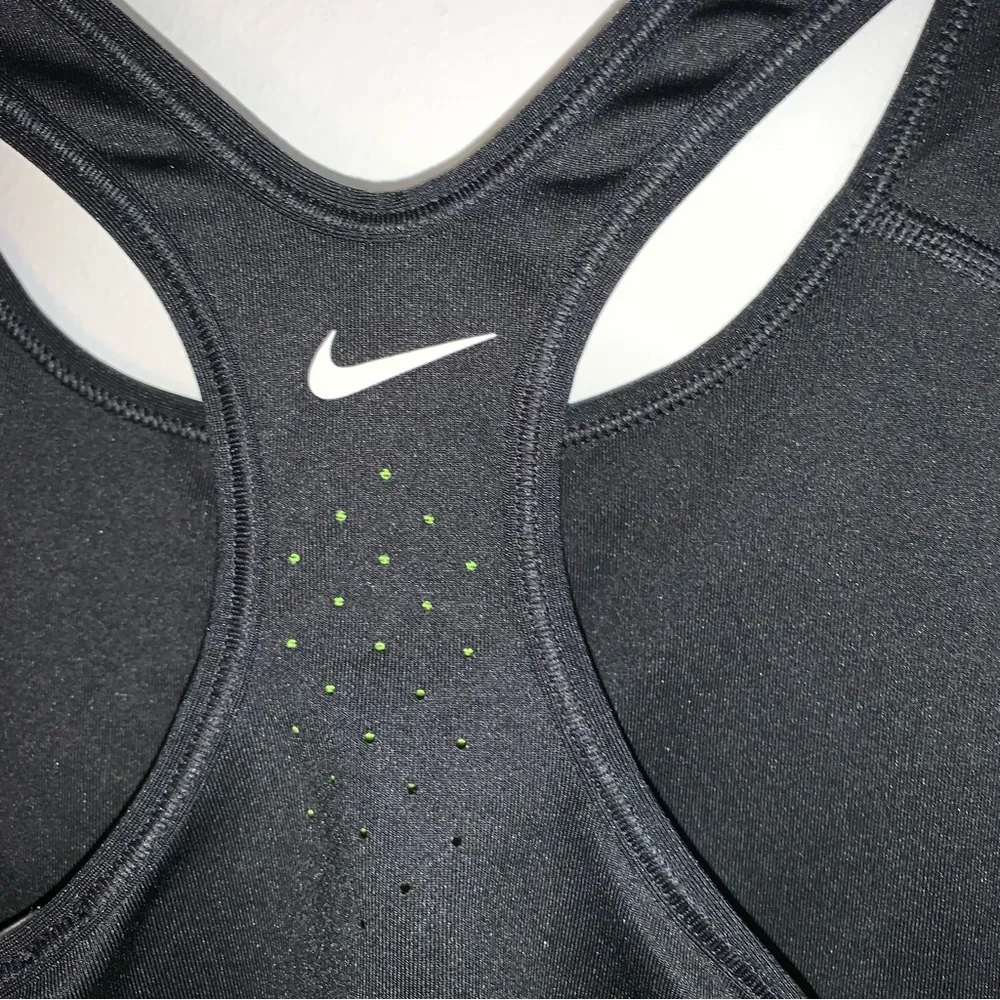 Nike Pro Womens Black Classic Swoosh Just Do It Sports Training Bra - Image 5