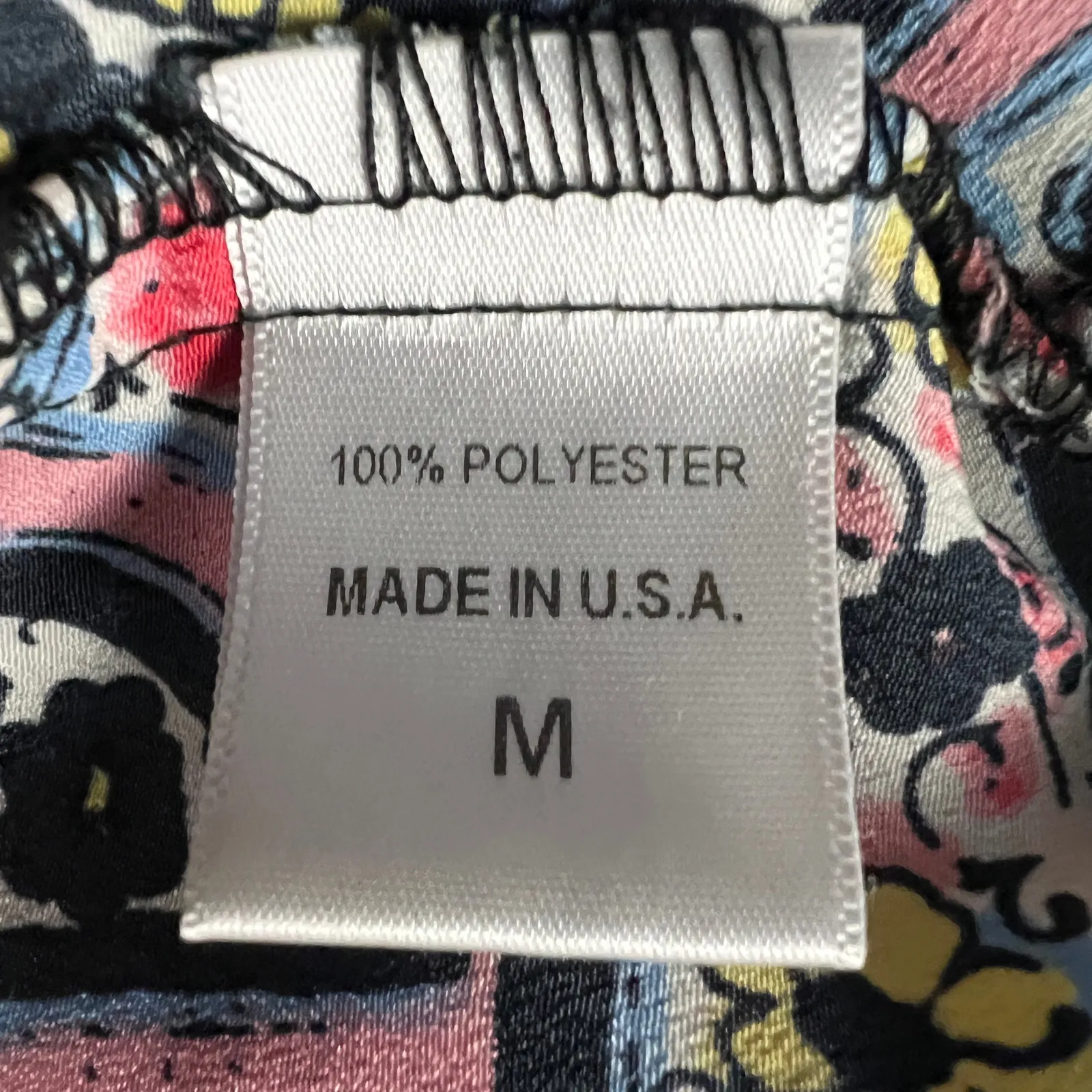 H.i.p. Y2K Multicolor Floral Scoop Neck Top Size Medium - Image 6