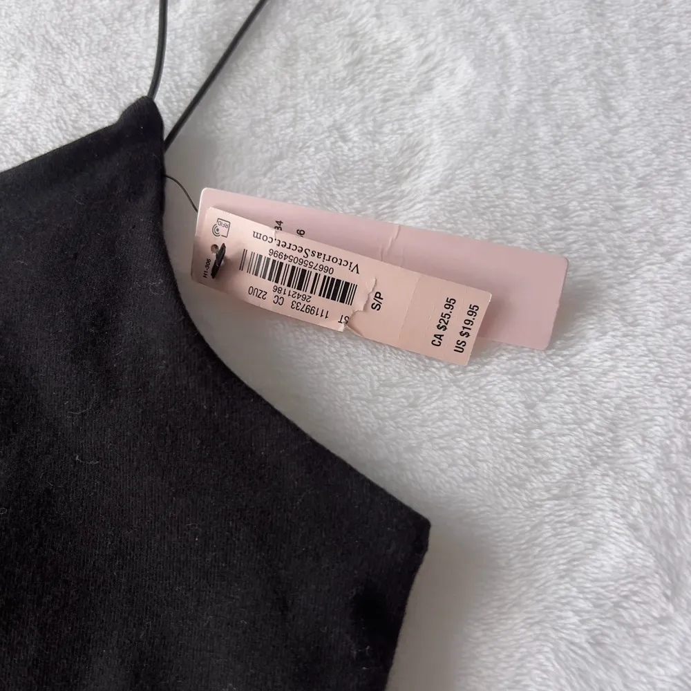 Victoria’s Secret Black Spaghetti Strap Crop Top - Image 4