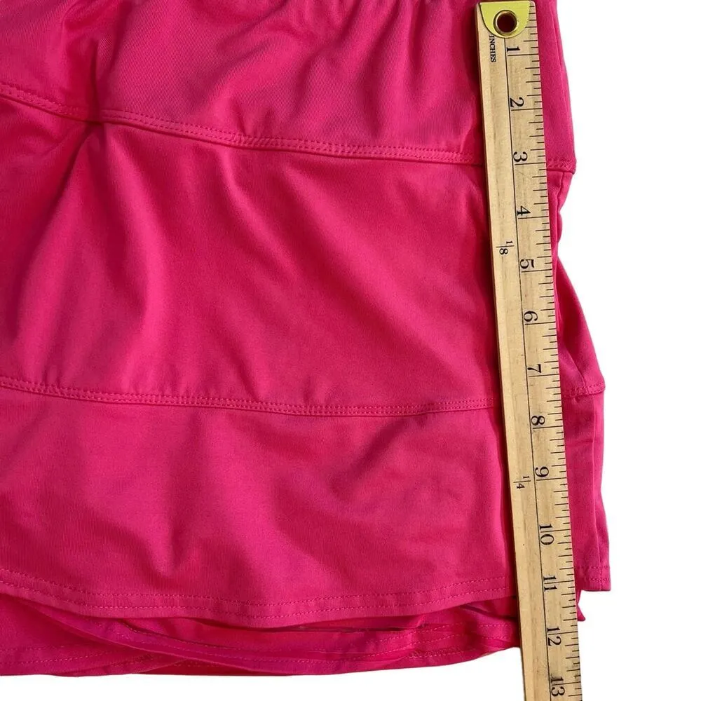 Bolle’ Hot Pink Layered Athletic Skort Size M Sporty Tennis Hiking Golf Stretchy Size M - Image 7