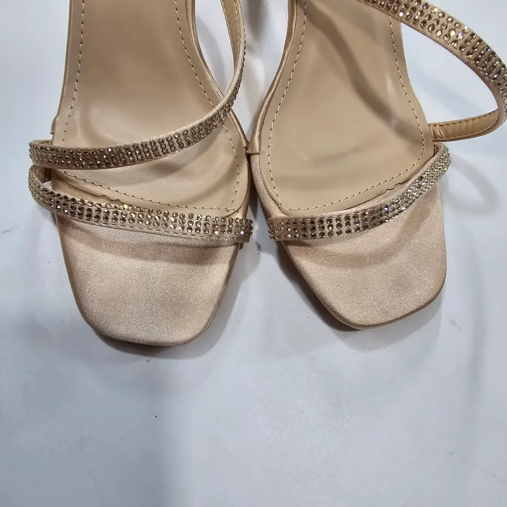 Superdown Ana Heel in Rose Gold - Image 3