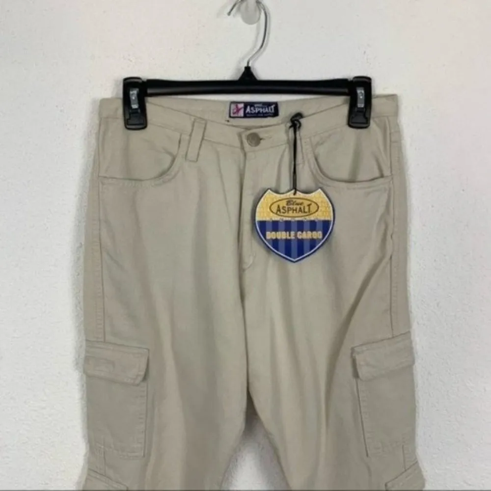 Blue Asphalt Double Cargo Pants 7 Gray NWT Size undefined - Image 2