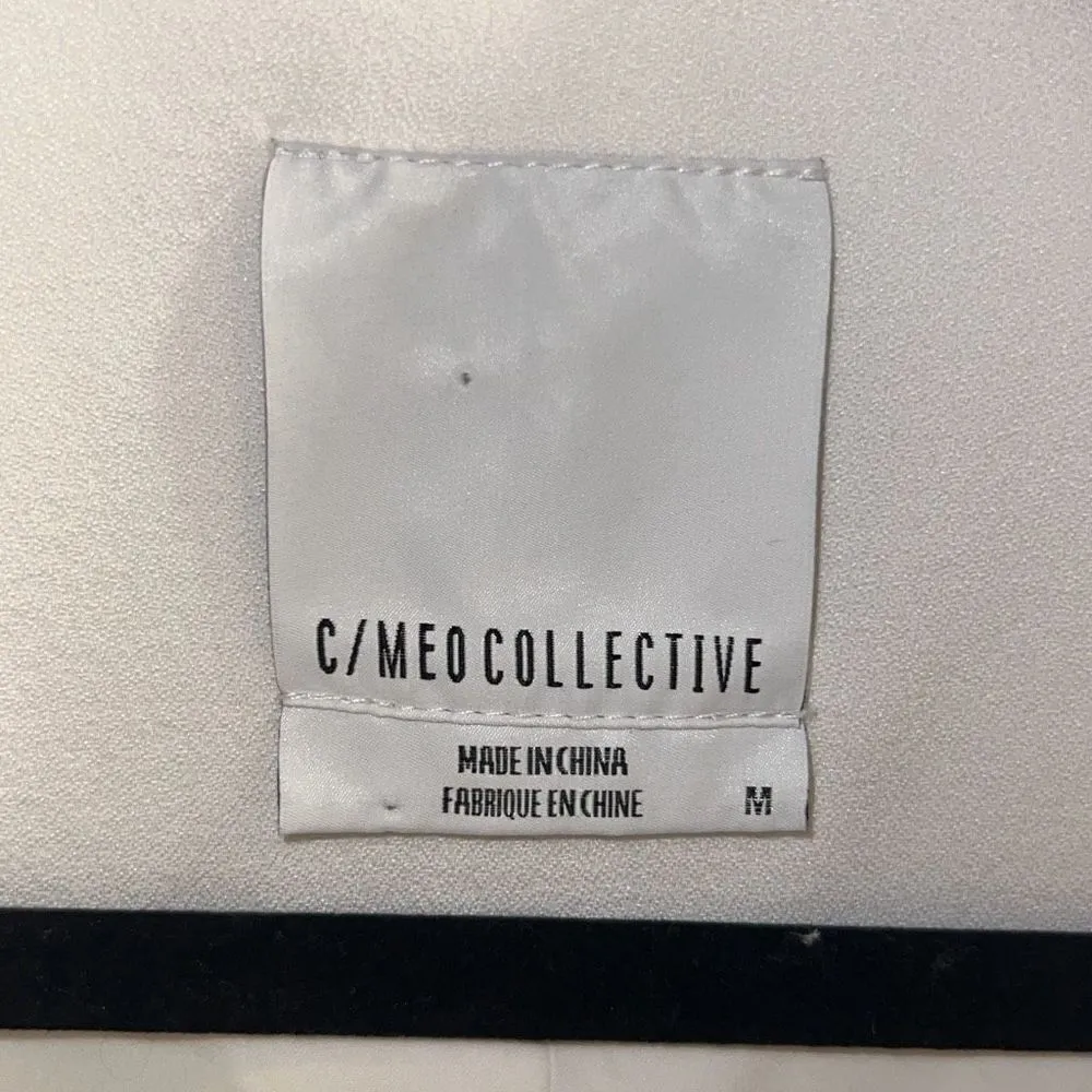 ✨NWOT✨C/MEO COLLECTIVE Crew Love Blazer Double Breasted Ivory Size M✨ - Image 5