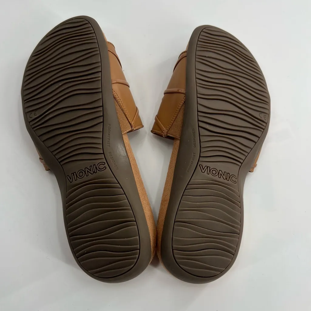 Vionic Bella Slide Sandal camel tan sz 9 - Image 5