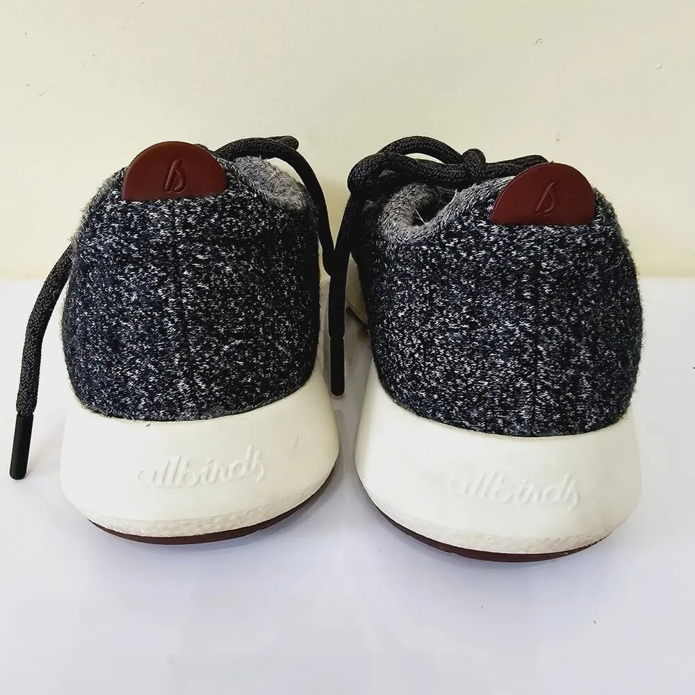 Allbirds Wool Runner Mizzle Sneakers Dark Grey Merino Wool Women's Size 7 - Image 9