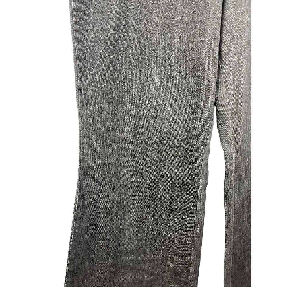 New York Co Battery Park Stretch Trouser Gray Wide Leg Uptown Rise 16 Denim NWT - Image 6