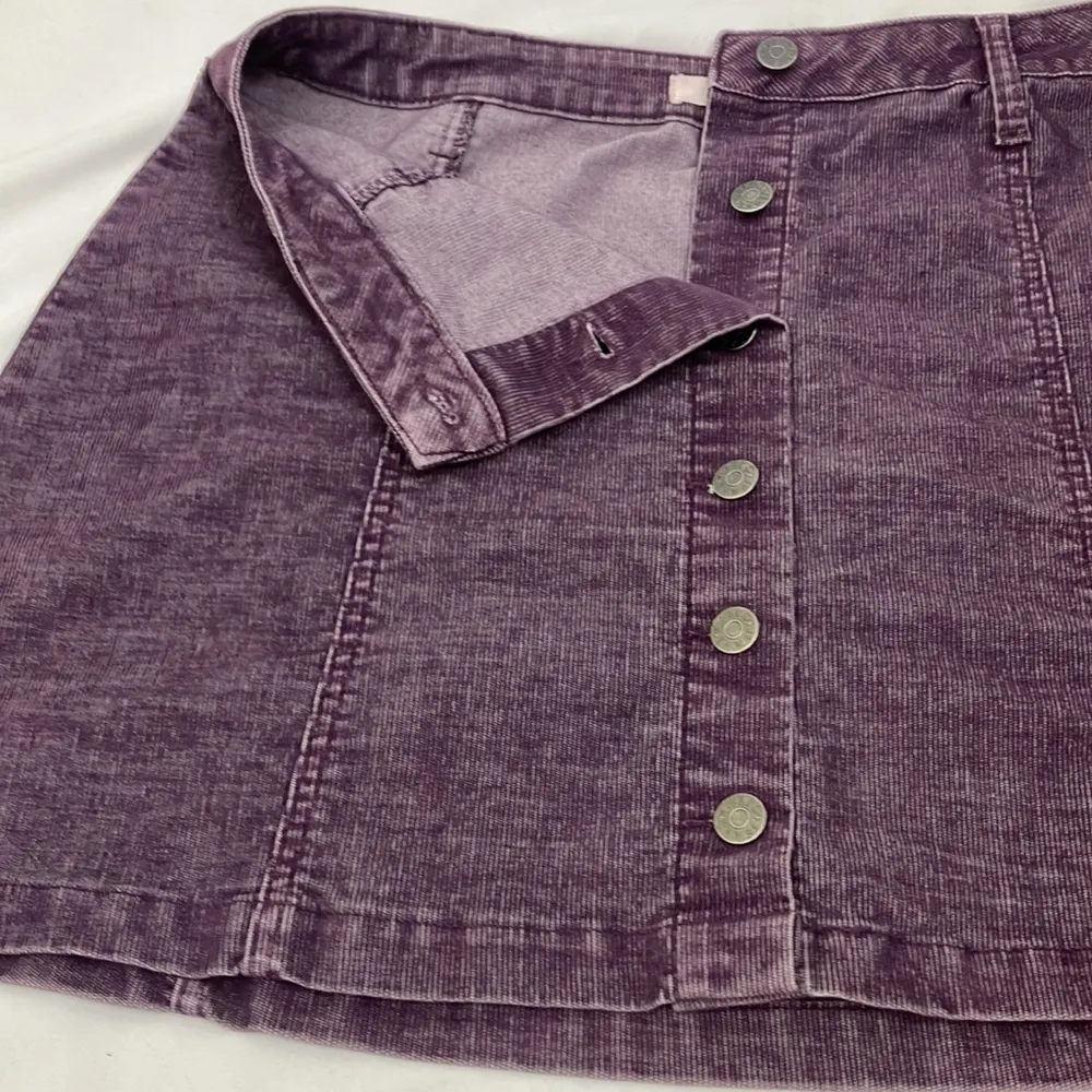 Cello Jeans purple corduroy mini skirt womans skirt large - Image 8