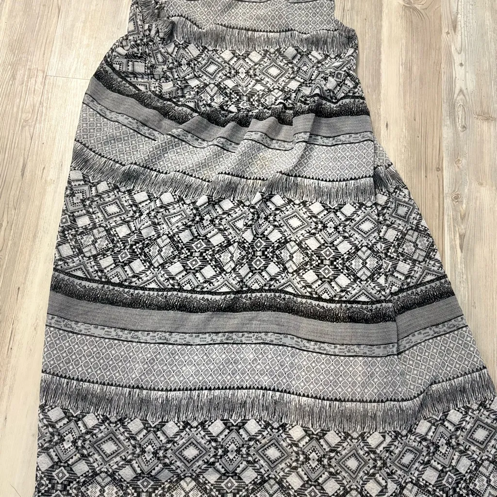 Truth Black and Gray Patterned Vest Size M - Image 2