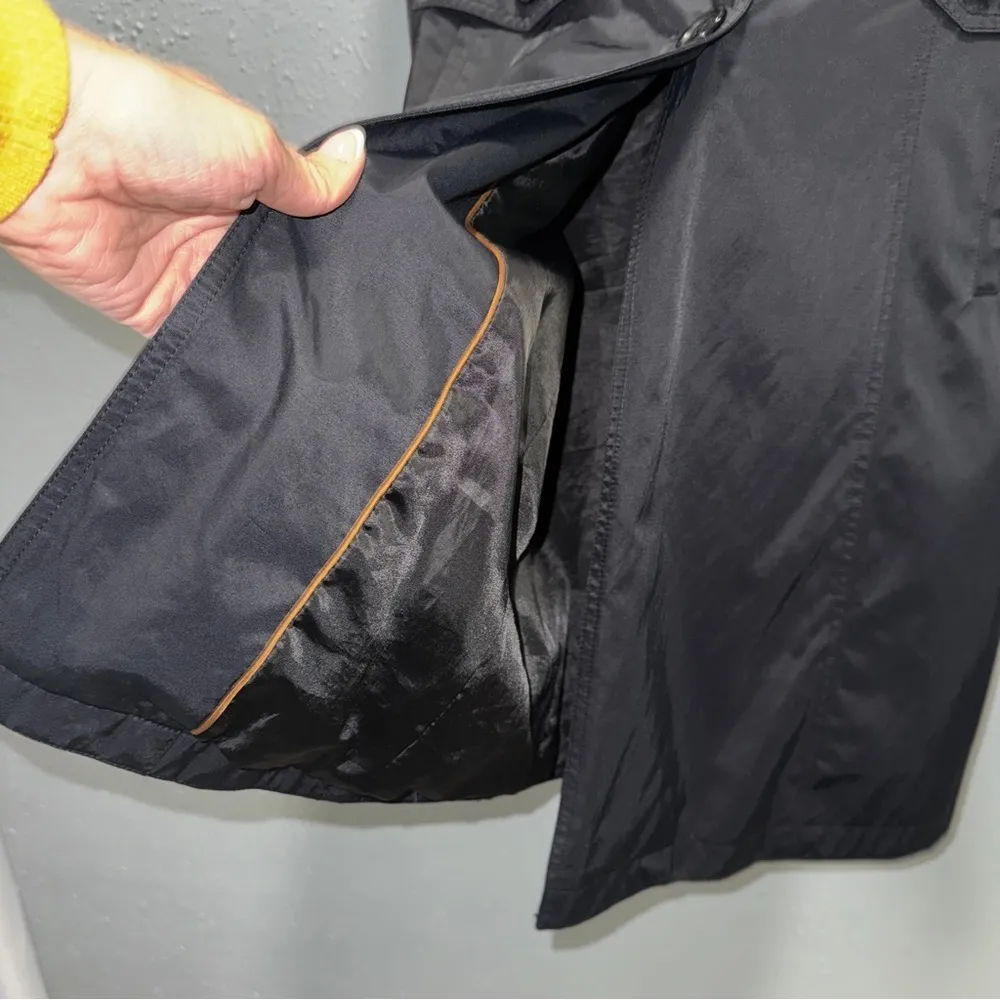 Michael Kors Classic‎ Black Women's Trench Coat - Image 4