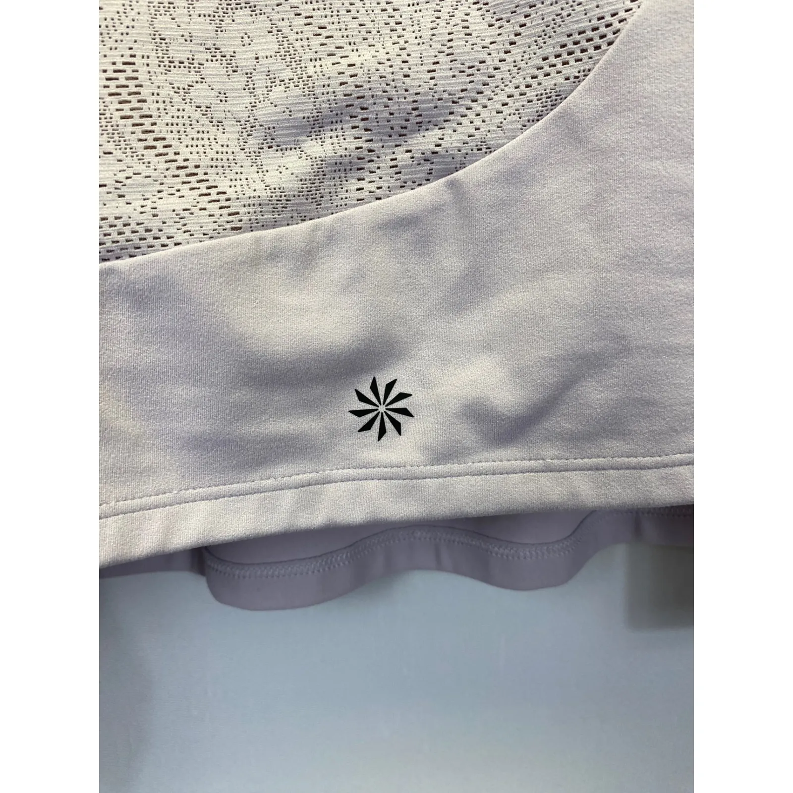Athleta NWT Conscious Crop Bra Lavender Minimalist Athleisure Yoga Lounge 2X - Image 10