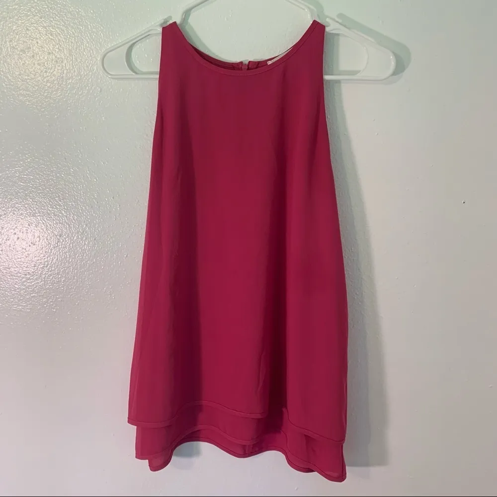 Violet & Claire Sleeveless Swing Blouse Pink - Image 3