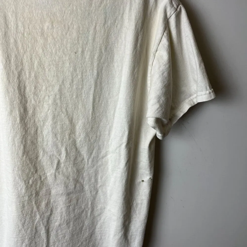 Stupidity Is Not a Crime T Shirt Vintage White Small S Statement Graphic Tee - Image 8