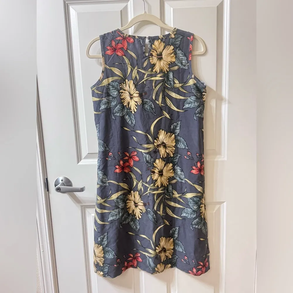 Tommy Bahama Blue Sleeveless Sundress Midi - Image 5