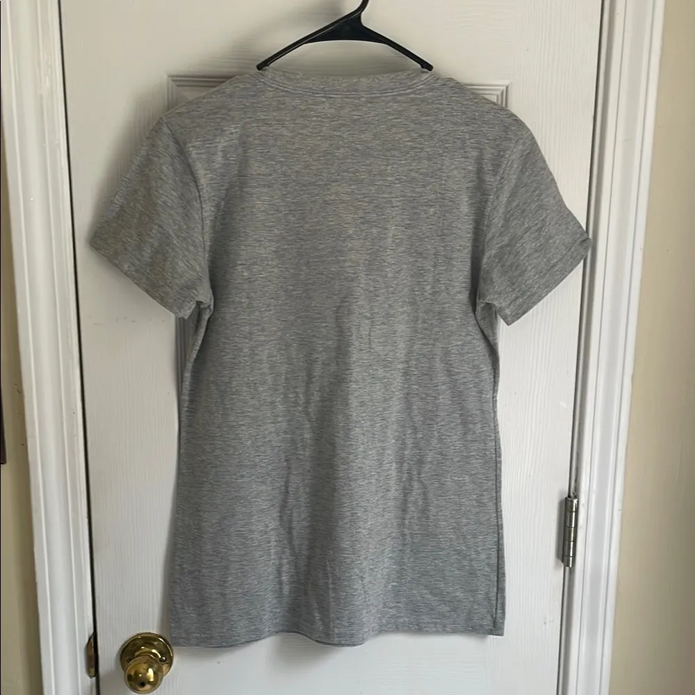 Adidas  Gray T-Shirt with Leopard Logo - Image 3