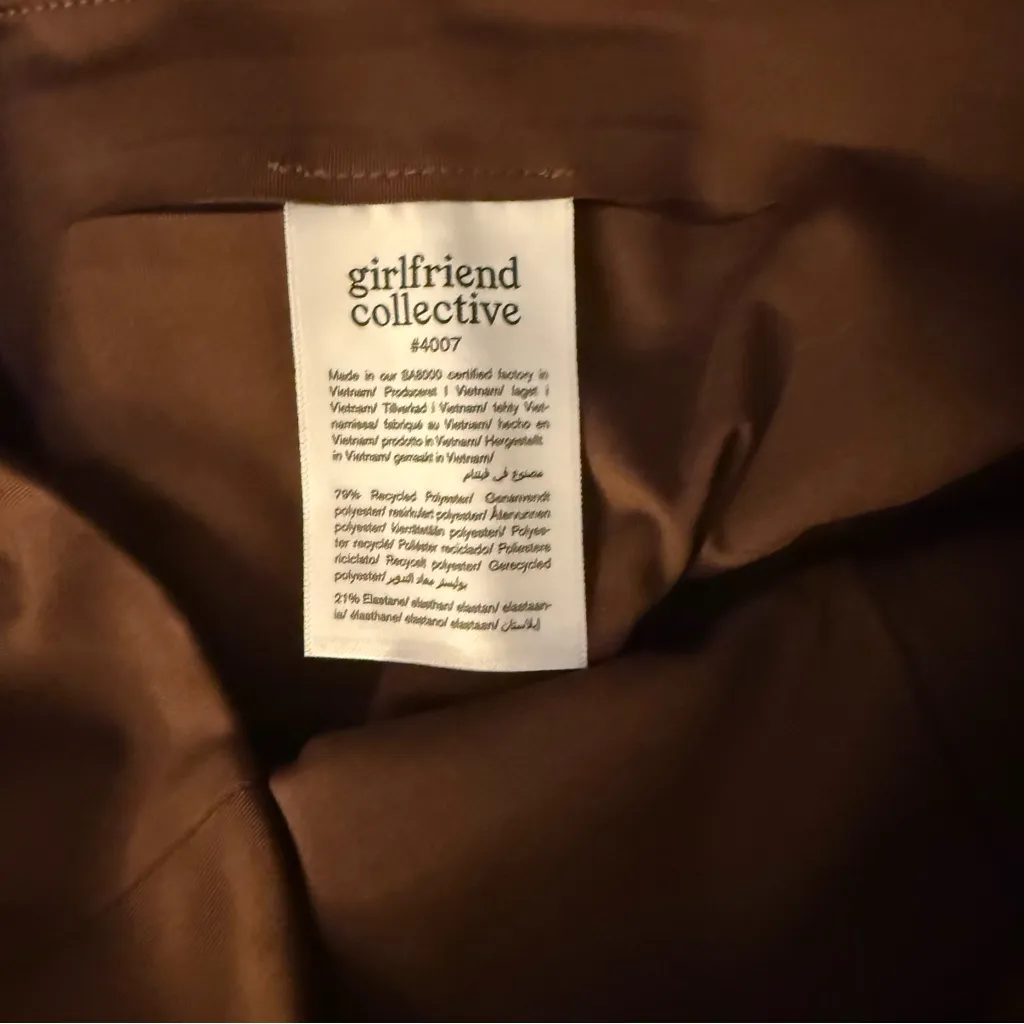 NWT Girlfriend Collective Café Compressive High-Rise Legging - Image 4