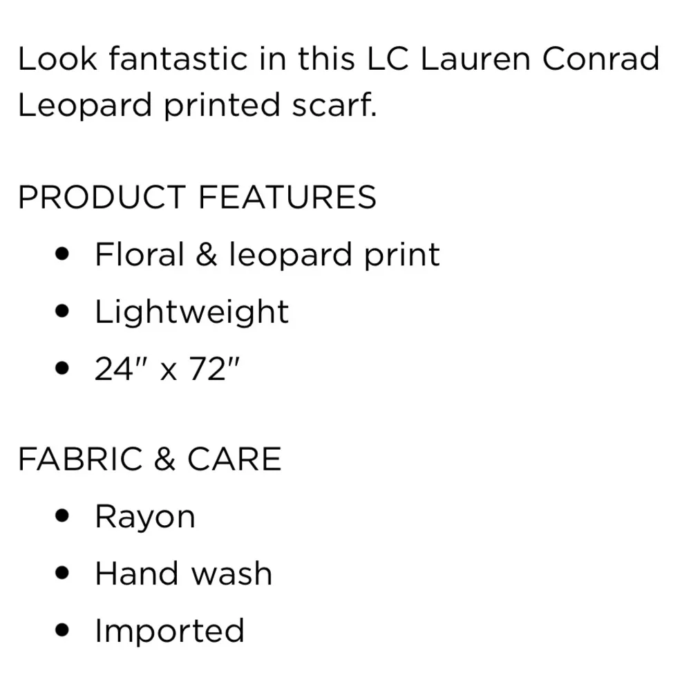 Lauren Conrad LC Scarf NWT New - Image 9