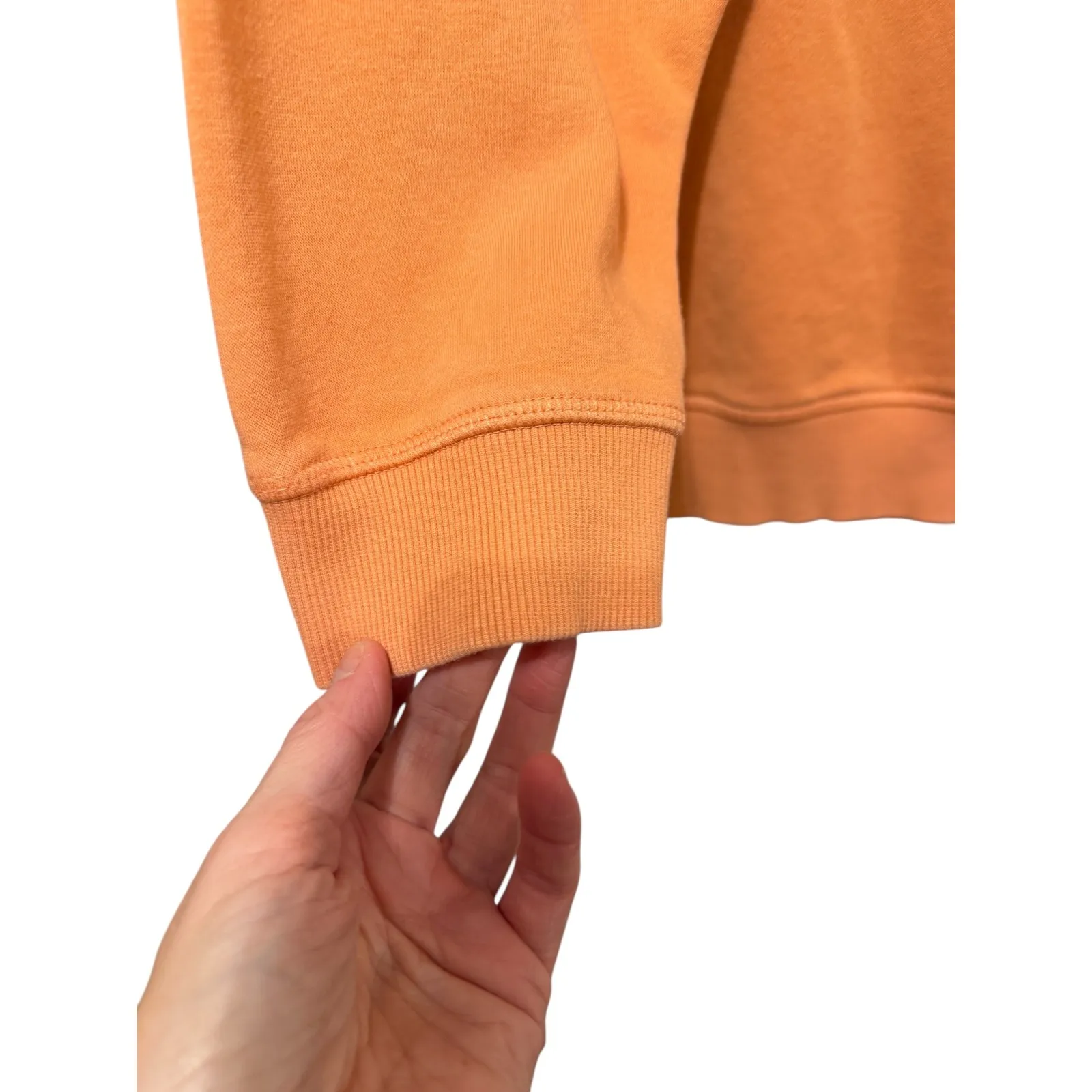 LIV Originals Orange Floral Graphic Sweatshirt Women's Crewneck Pullover Size M - Image 5