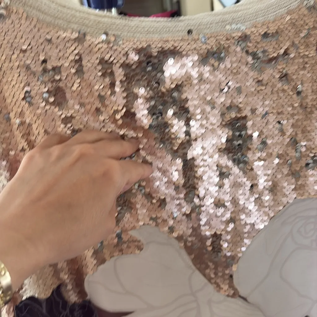 Sequin Embellished Women's Top - Image 2