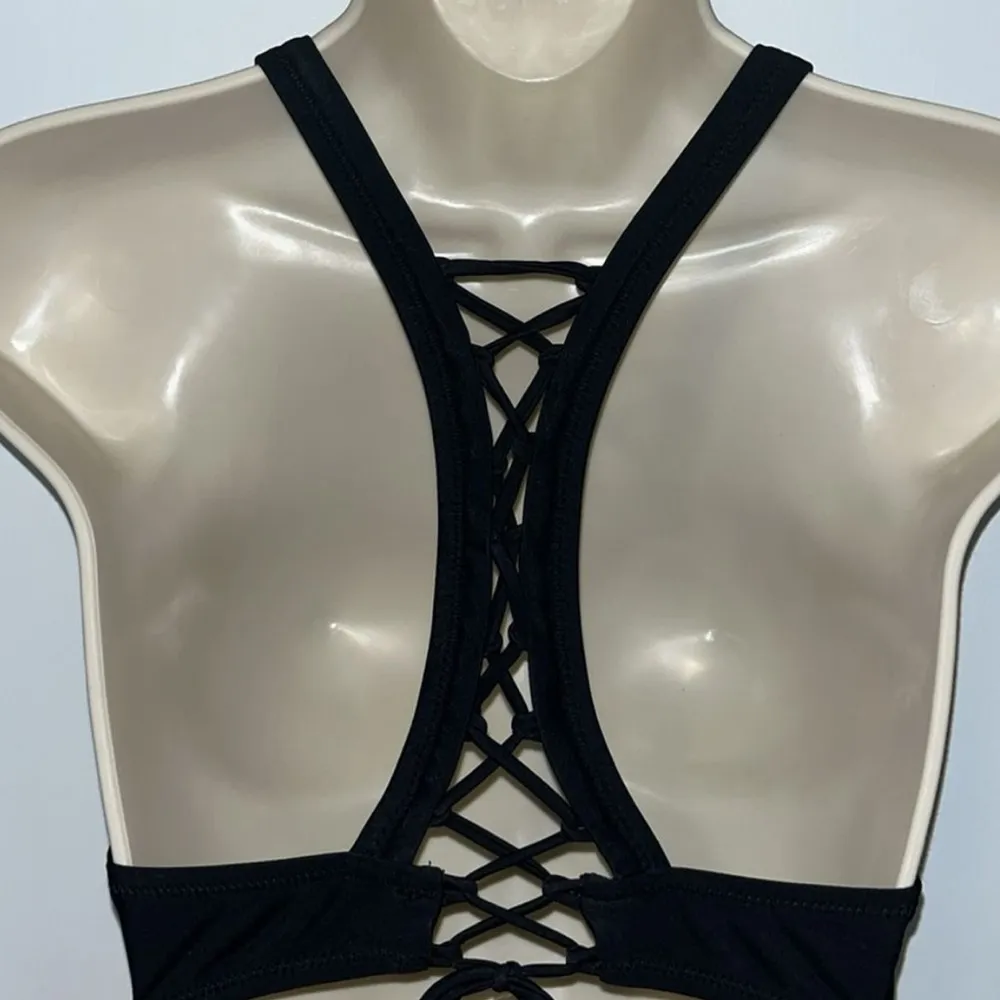 Altar’d State Swim Crochet Crop Bikini Swim Top Women’s Medium M - Image 5